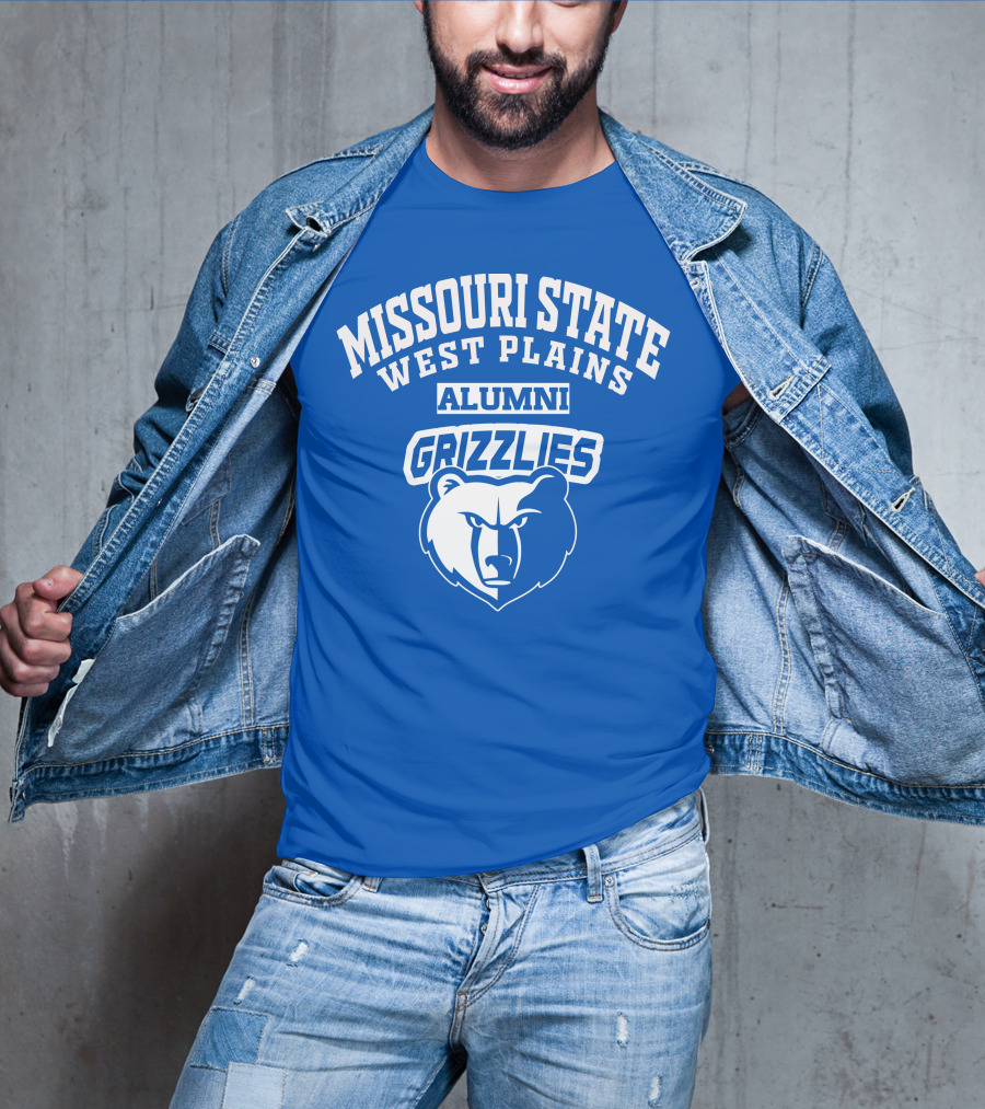 Missouri State West Plains Alumni Grizzlies Bear T-Shirt