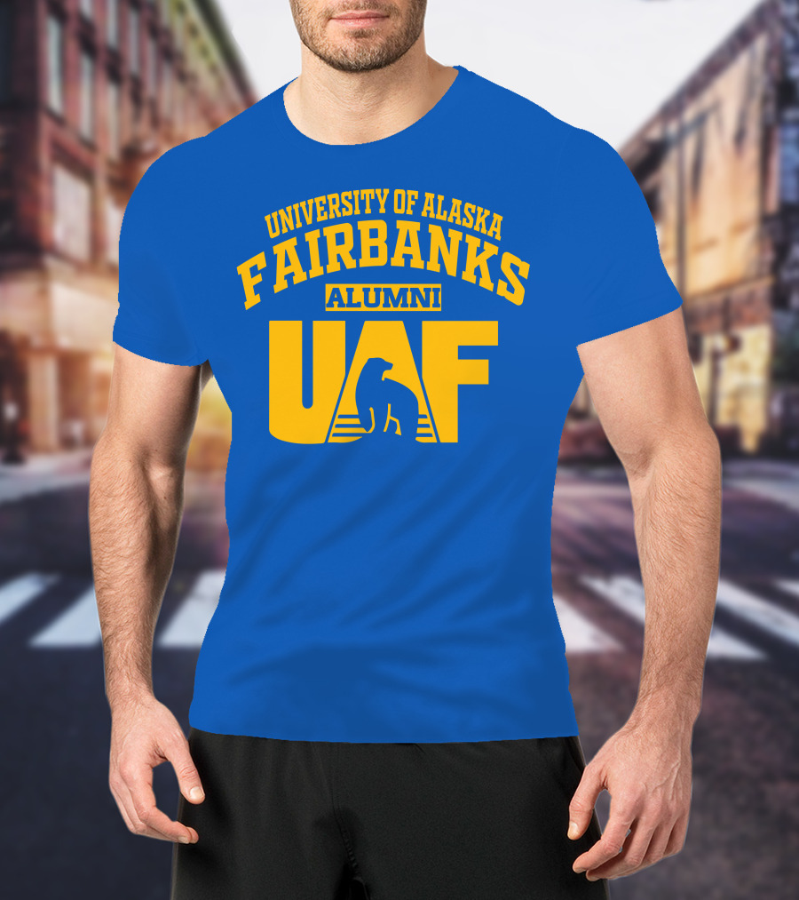 University Of Alaska Fairbanks Alumni UAF Bear T-Shirt