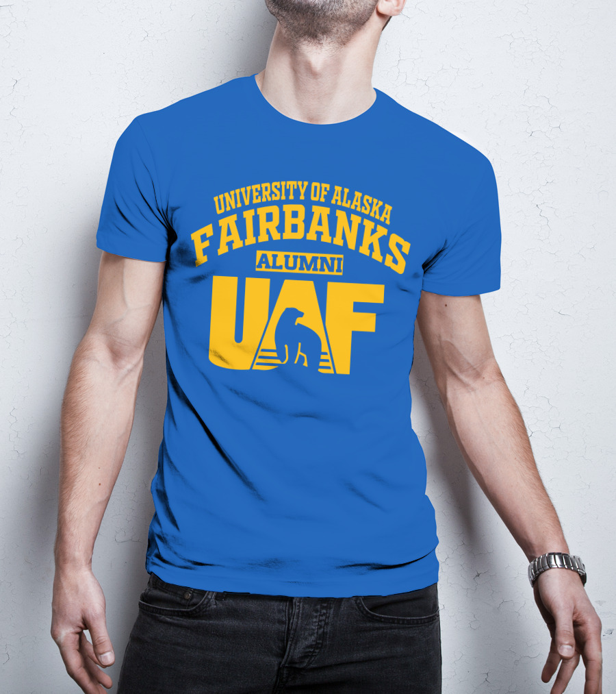 University Of Alaska Fairbanks Alumni UAF Bear T-Shirt