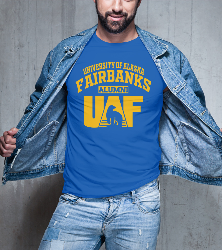 University Of Alaska Fairbanks Alumni UAF Bear T-Shirt