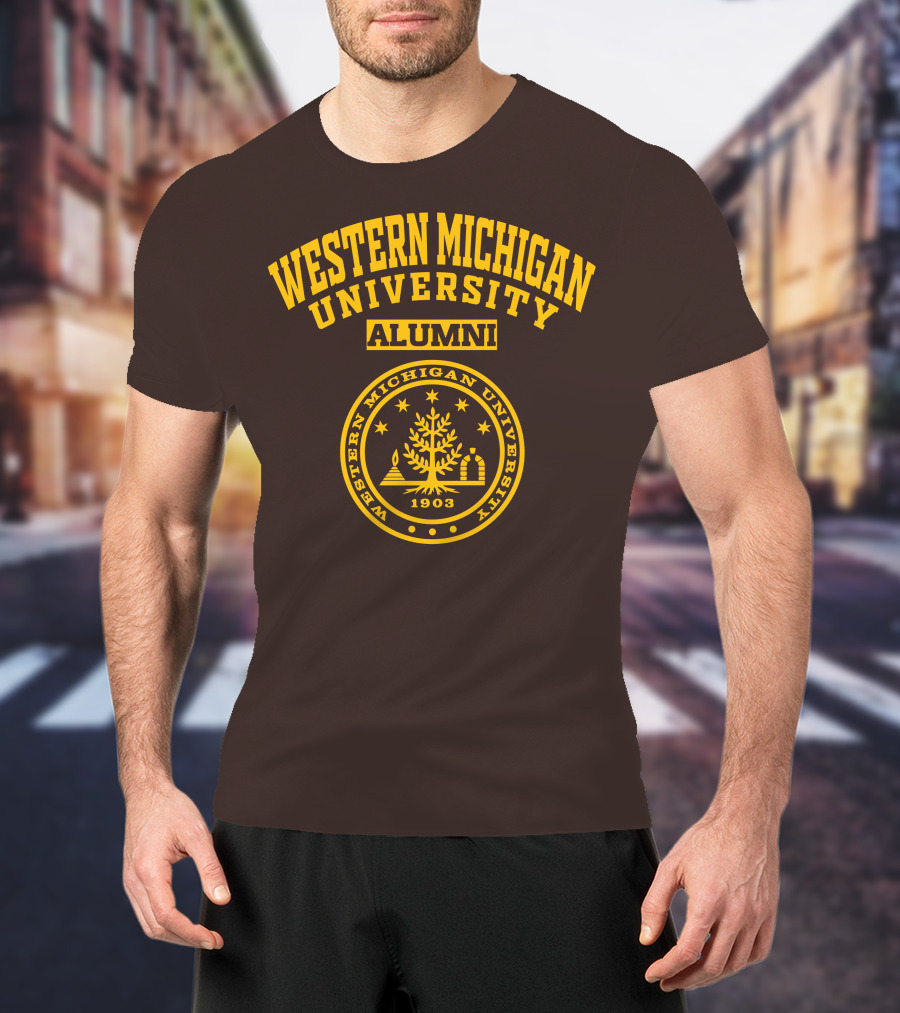 Western Michigan University Alumni 1903 Seal T-Shirt