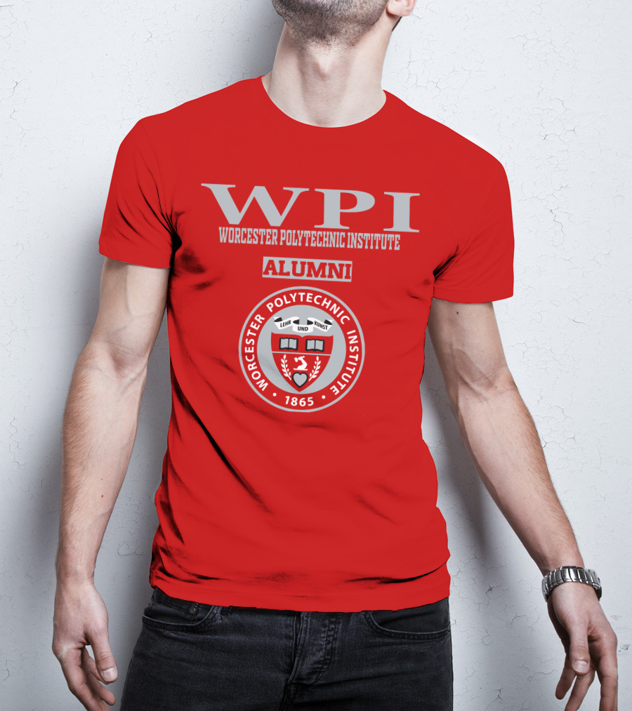 Worcester Polytechnic Institute WPI Alumni Seal 1865 T-Shirt