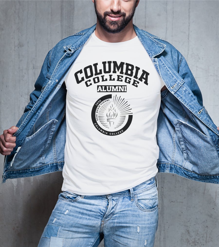 Columbia College Alumni Esse Quam Videri 1890 T-Shirt
