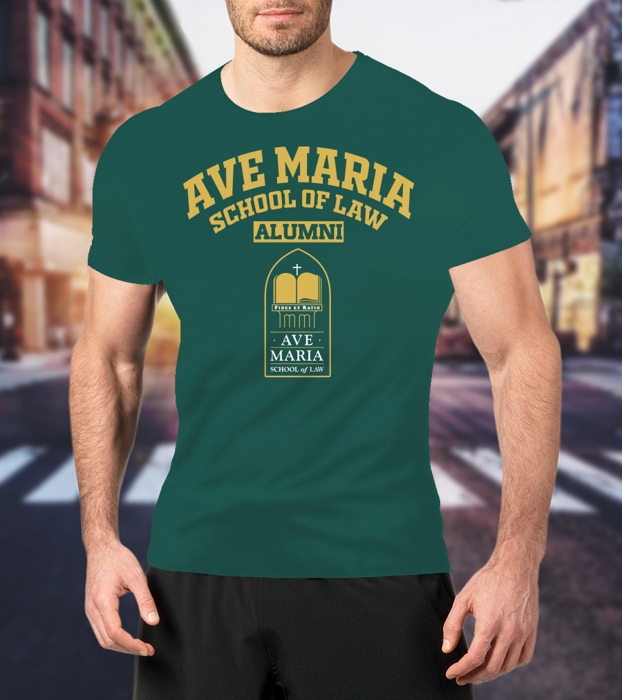 Ave Maria School Of Law Alumni Fides Et Ratio Crest T-Shirt