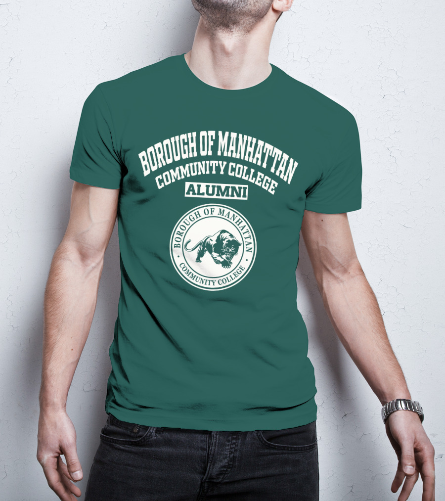 Borough Of Manhattan Community College Alumni Panther T-Shirt