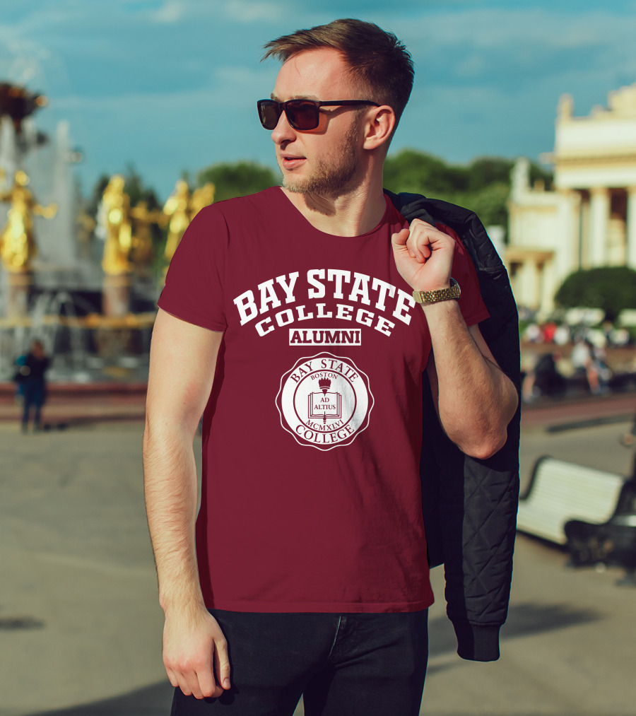 Bay State College Alumni Boston Emblem MCMXIV T-Shirt
