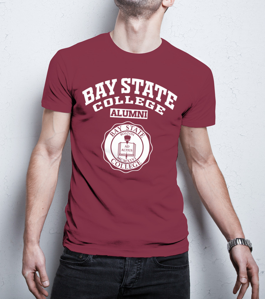 Bay State College Alumni Boston Emblem MCMXIV T-Shirt