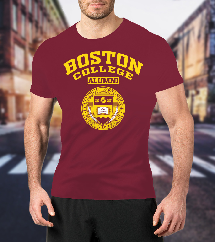 Boston College Alumni Collegium Bostoniense Fund MDCCCXLIII T-Shirt