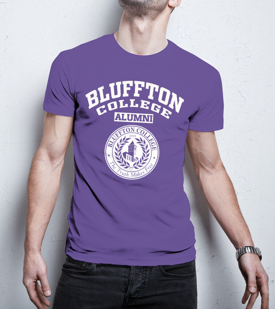 Bluffton College Alumni The Truth Makes Free 1899 Seal T-Shirt
