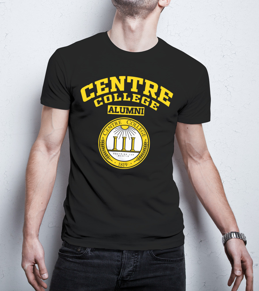 Centre College Alumni Doctrina Lux Mentis Seal 1819 T-Shirt