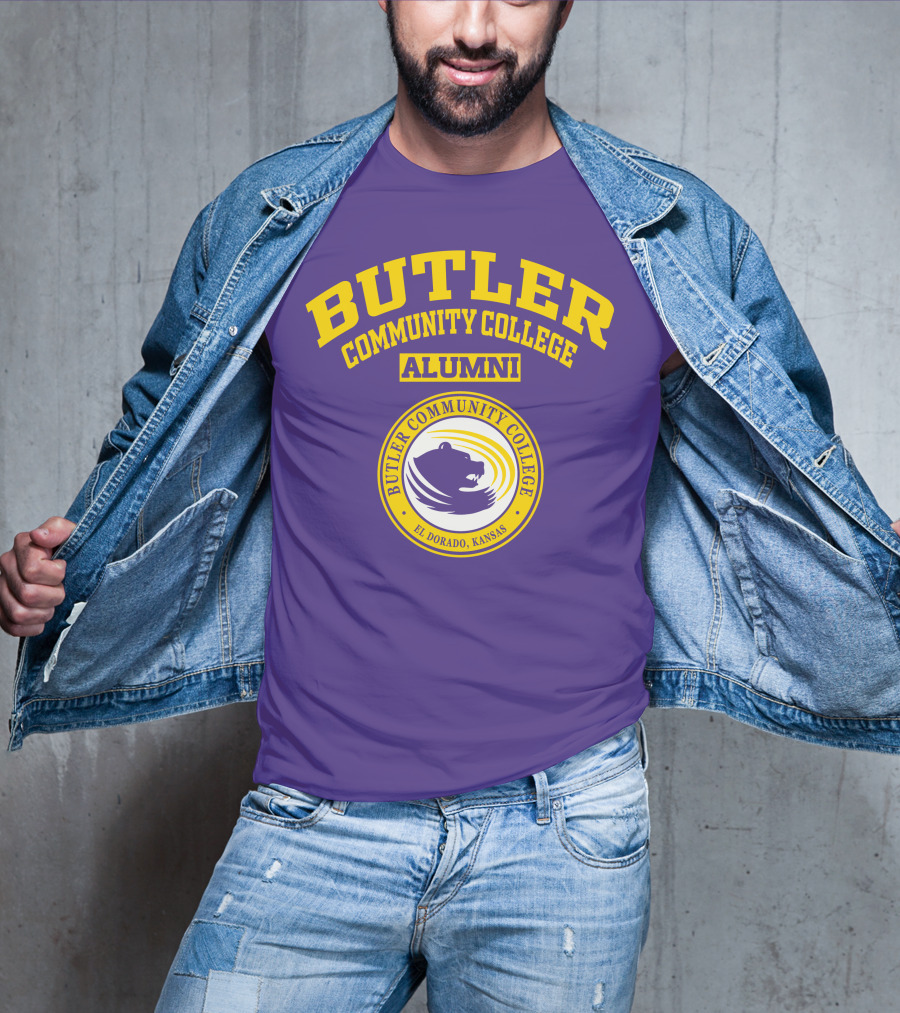 Butler Community College Alumni Bear Mascot El Dorado Kansas T-Shirt