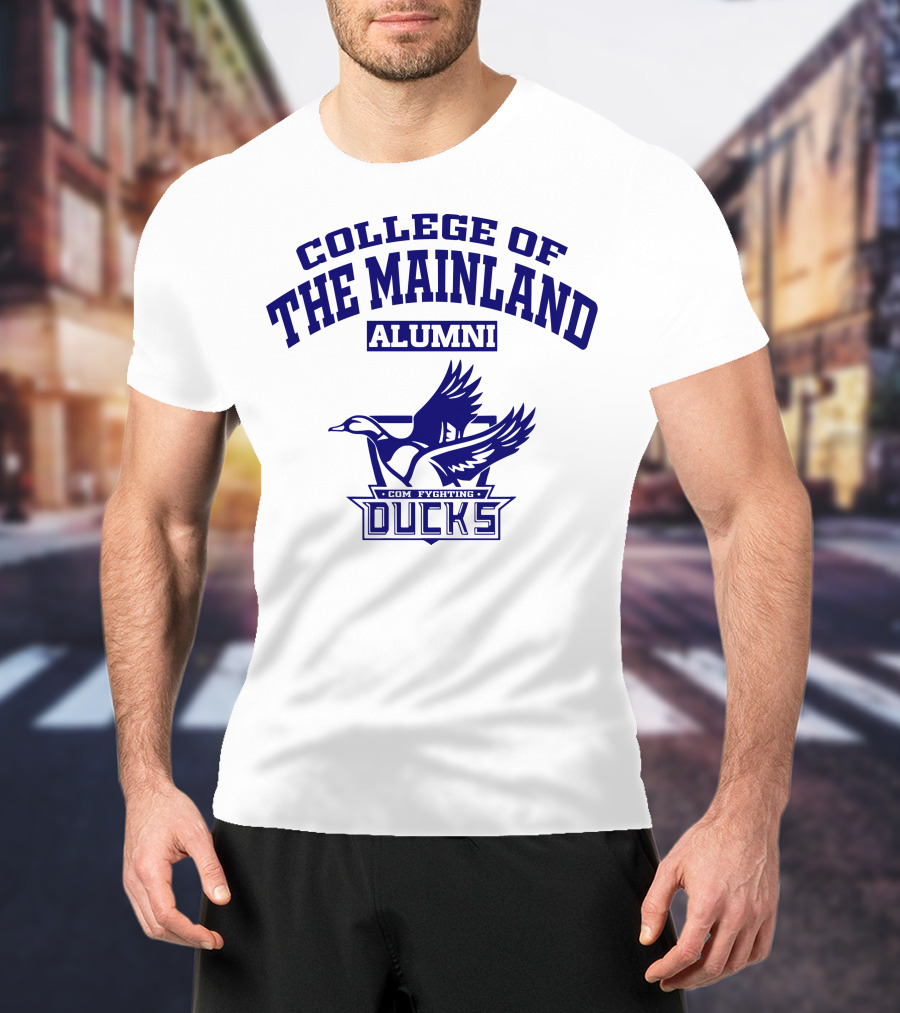College Of The Mainland Alumni Com Fighting Ducks T-Shirt