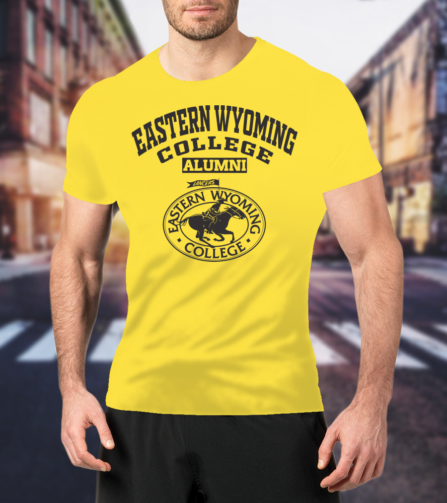 Eastern Wyoming College Alumni Lancers Rider T-Shirt