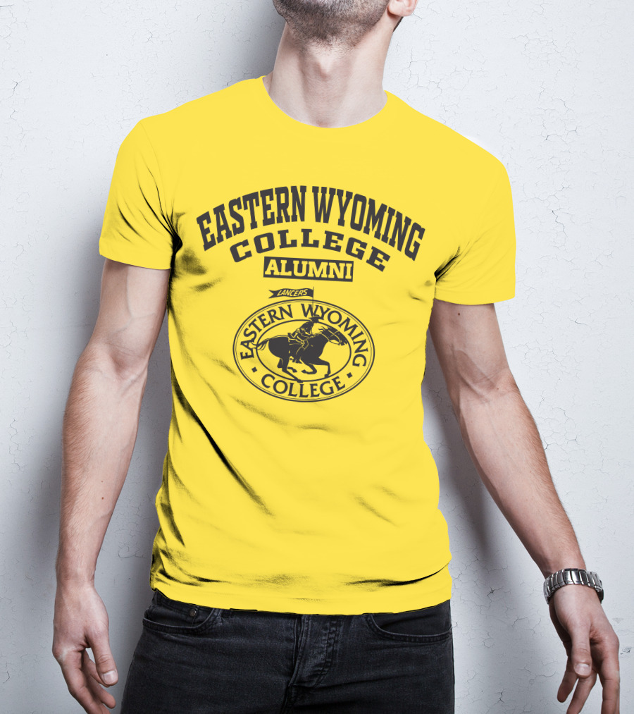 Eastern Wyoming College Alumni Lancers Rider T-Shirt
