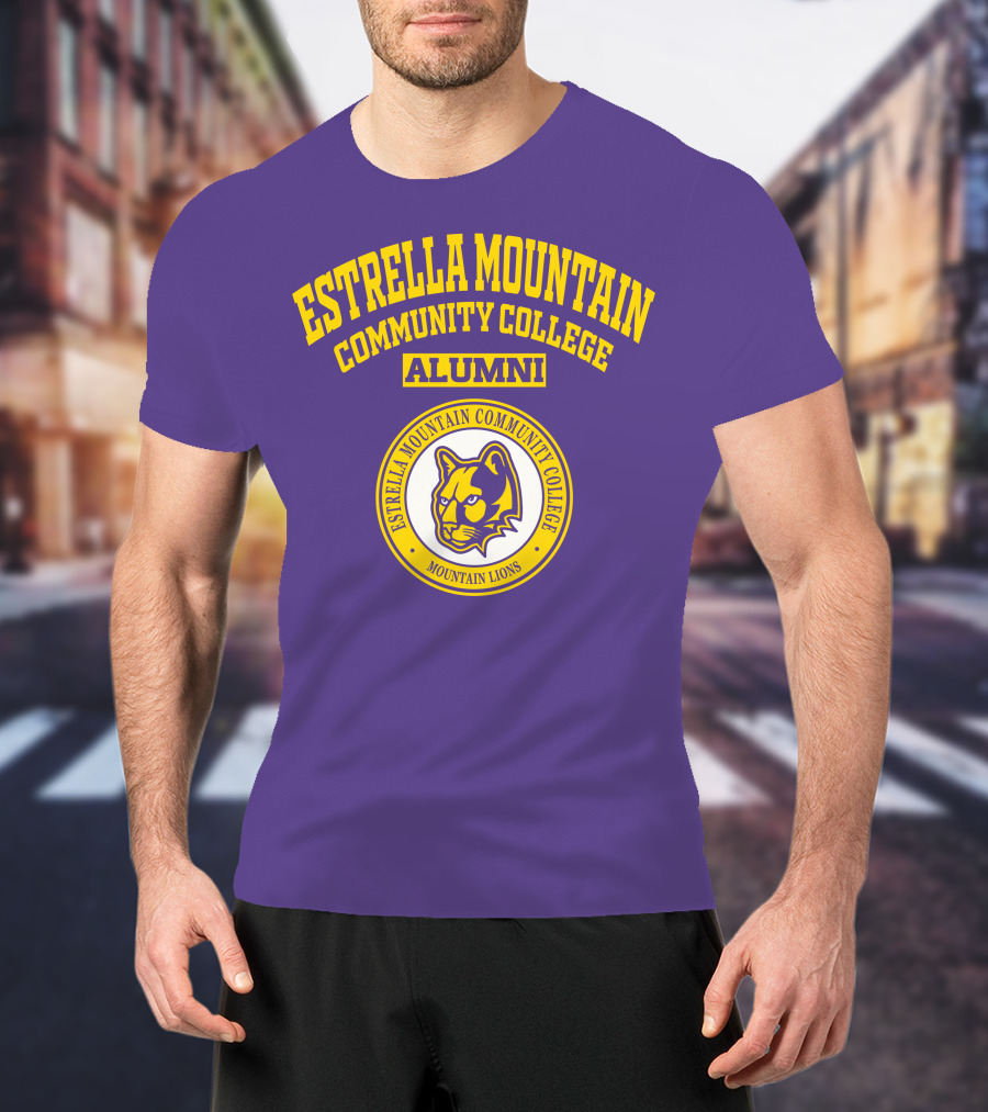 Estrella Mountain Community College Alumni Mountain Lions T-Shirt