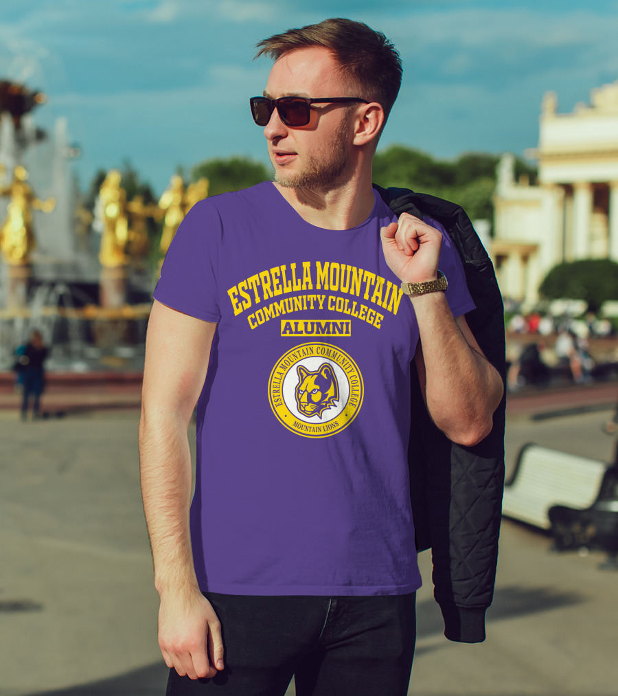 Estrella Mountain Community College Alumni Mountain Lions T-Shirt