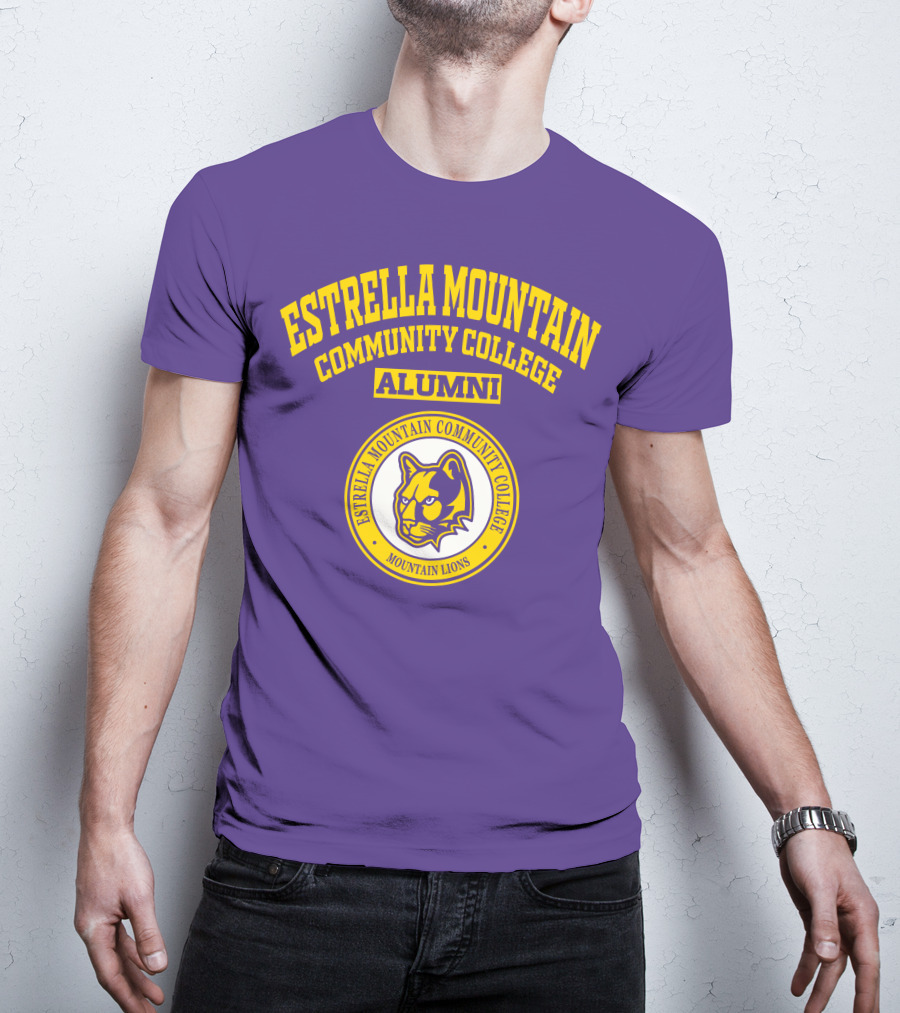 Estrella Mountain Community College Alumni Mountain Lions T-Shirt