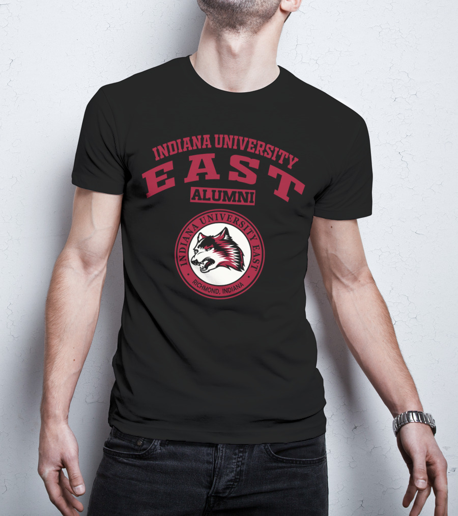 Indiana University East Alumni Richmond Indiana Wolf T-Shirt