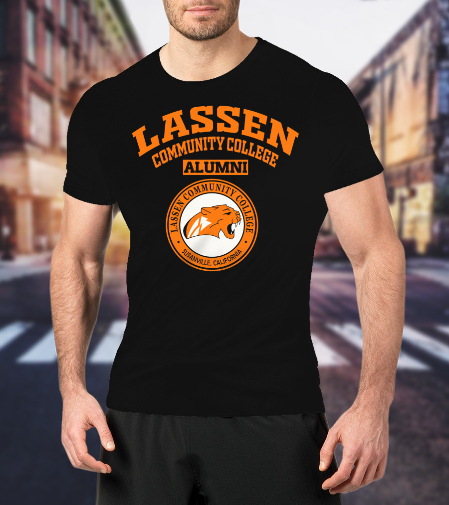 Lassen Community College Alumni Susanville California Tiger T-Shirt