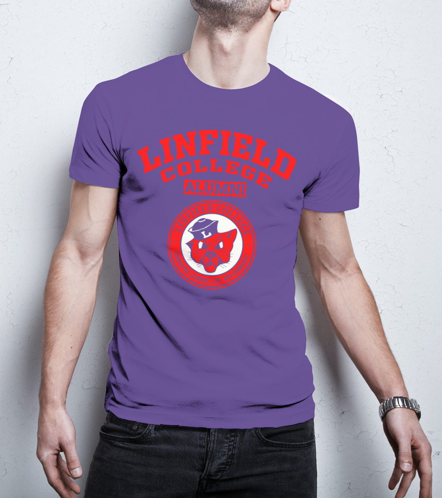 Linfield College Alumni Confido Personal Development Mascot T-Shirt