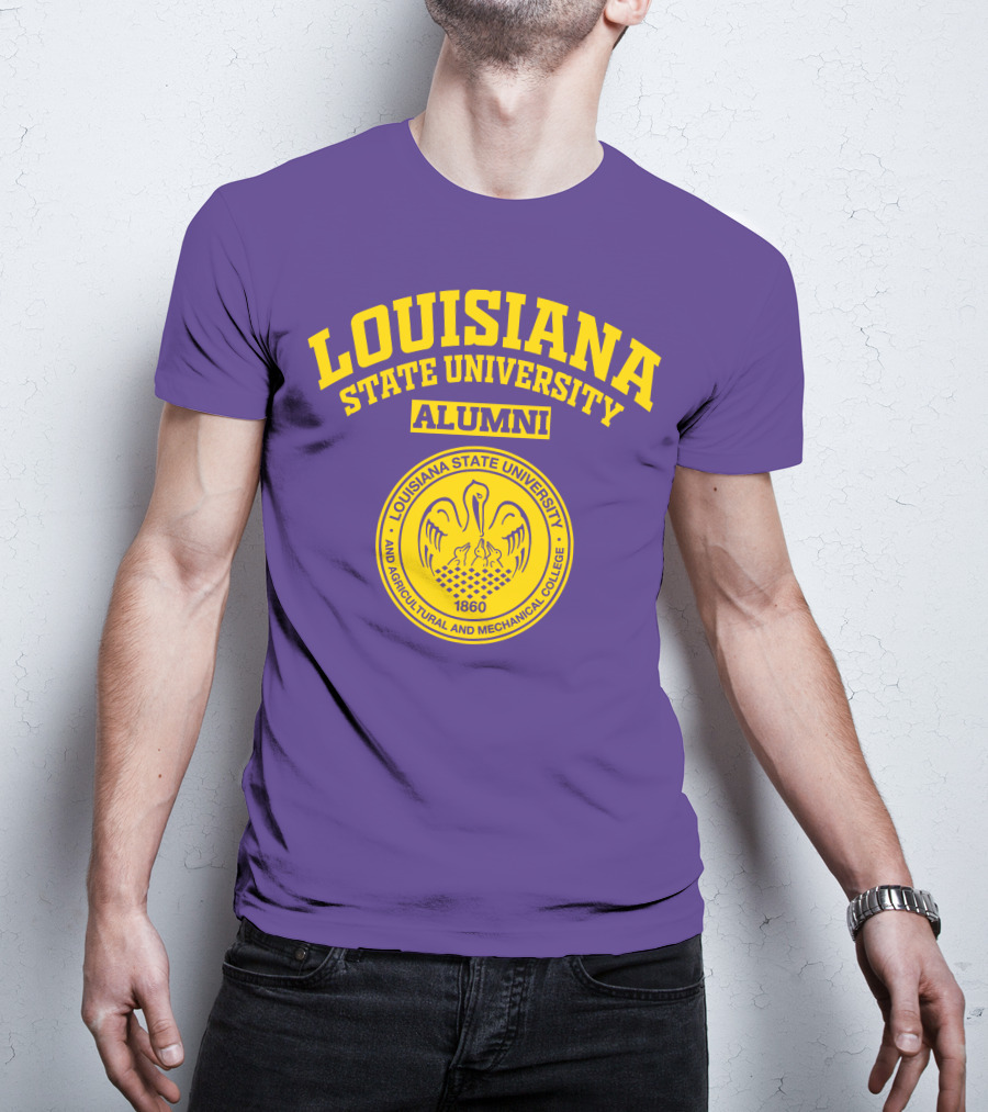 Louisiana State University Alumni Emblem 1860 T-Shirt
