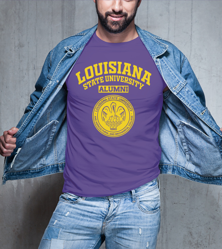 Louisiana State University Alumni Emblem 1860 T-Shirt