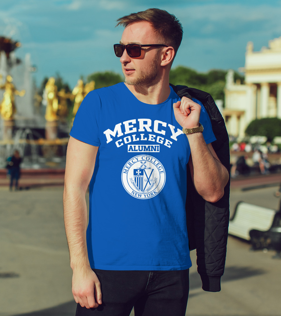 Mercy College Alumni New York Crest T-Shirt