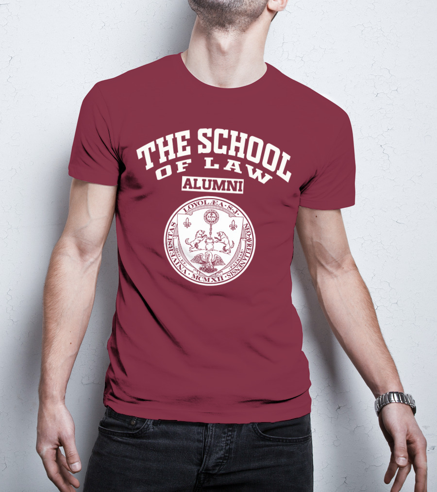 The School Of Law Alumni Loyola Universitas Seal T-Shirt