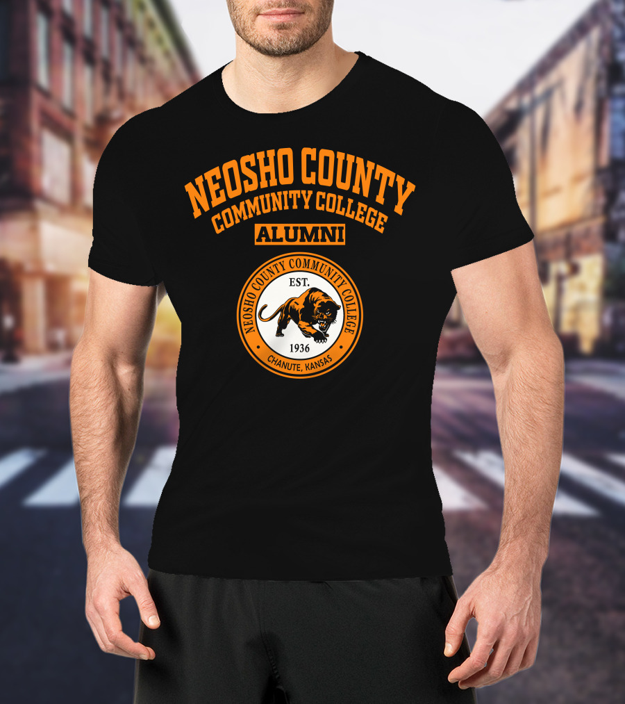Neosho County Community College Alumni EST 1936 Chanute Kansas Panther T-Shirt