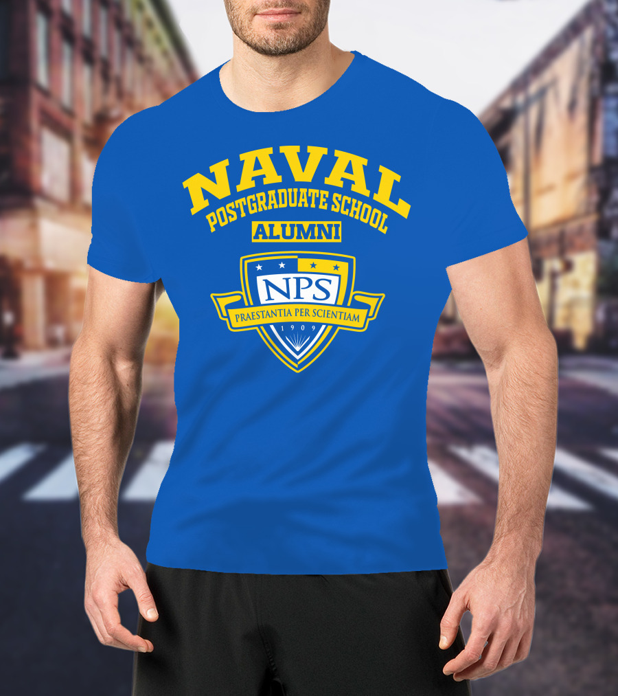 Naval Postgraduate School Alumni Nps Praestantia Per Scientiam 1909 T-Shirt