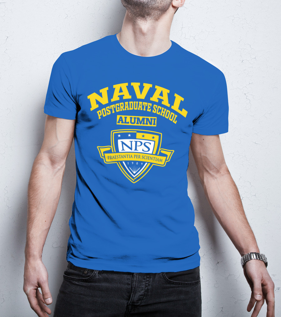 Naval Postgraduate School Alumni Nps Praestantia Per Scientiam 1909 T-Shirt