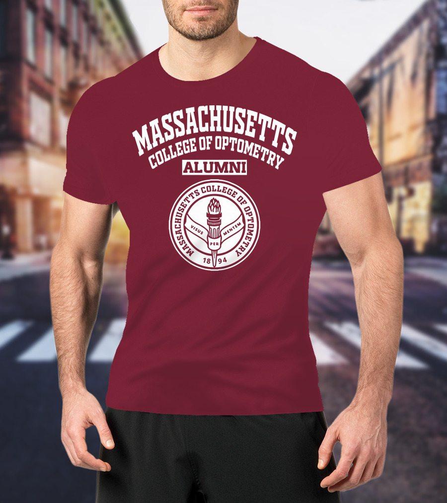 Massachusetts College Of Optometry Alumni Visus Per Mentem 1894 T-Shirt