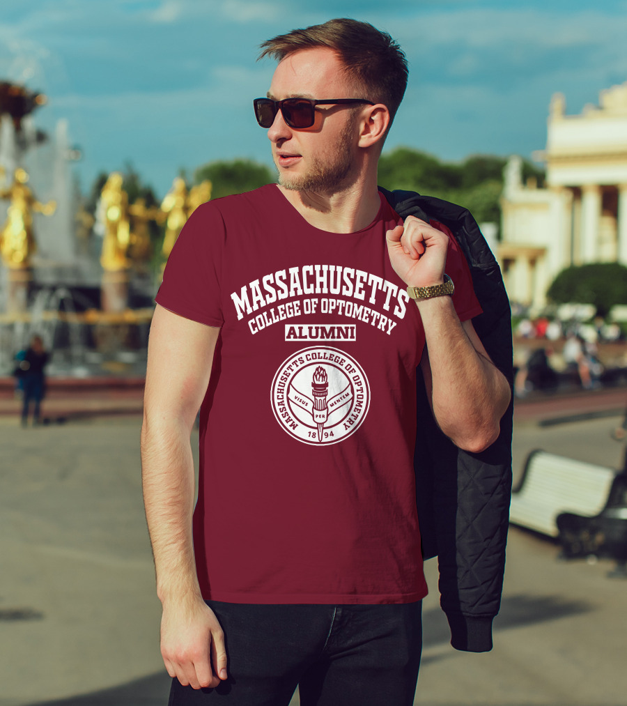 Massachusetts College Of Optometry Alumni Visus Per Mentem 1894 T-Shirt