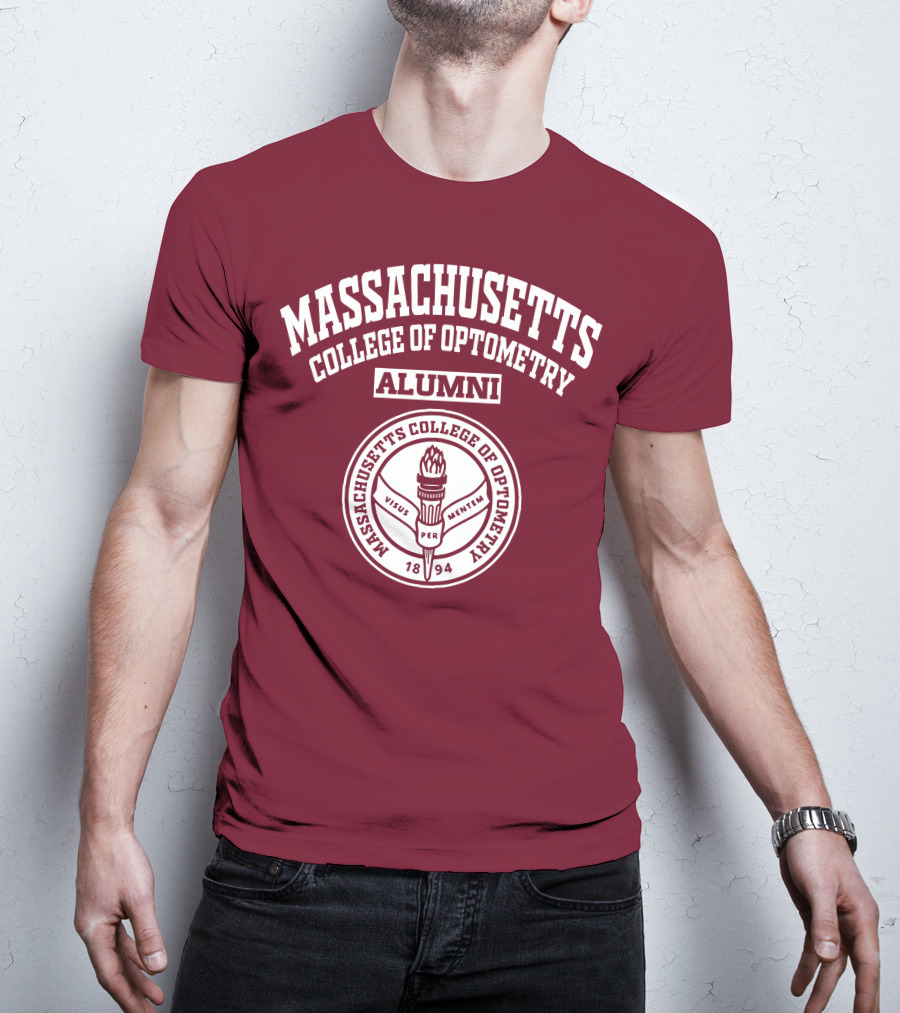 Massachusetts College Of Optometry Alumni Visus Per Mentem 1894 T-Shirt