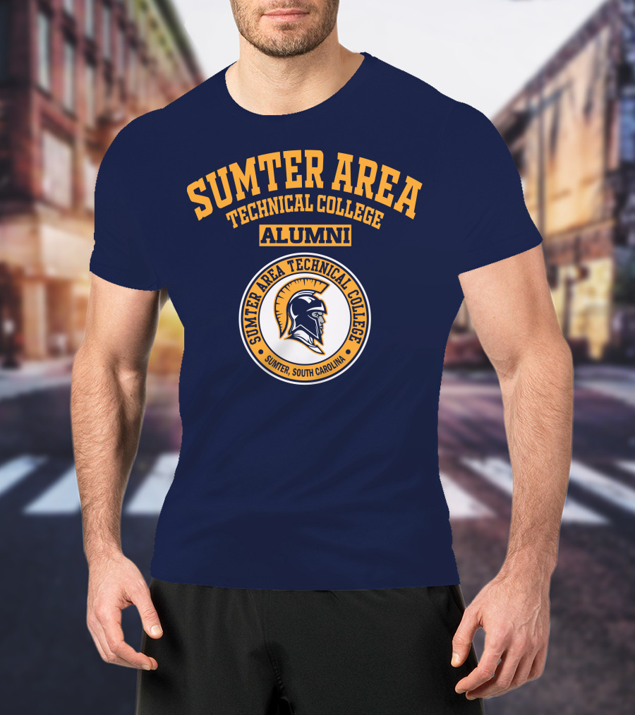 Sumter Area Technical College Alumni South Carolina Spartan Head T-Shirt