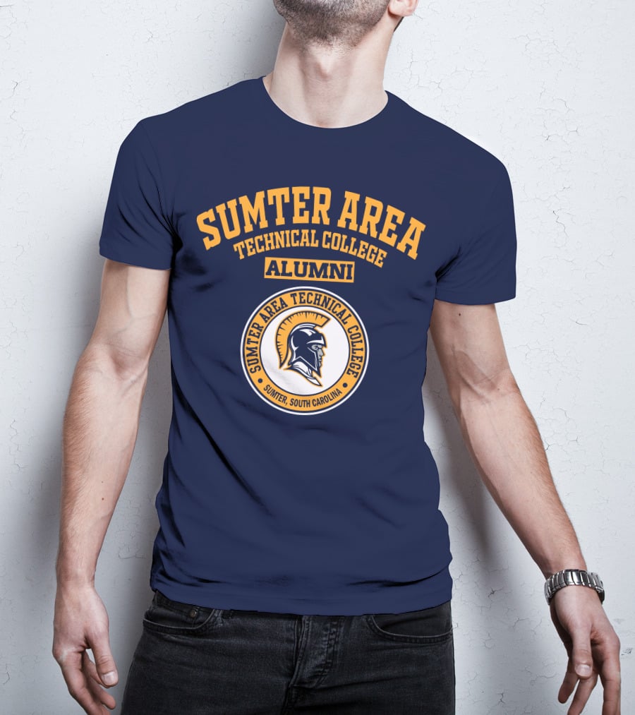 Sumter Area Technical College Alumni South Carolina Spartan Head T-Shirt
