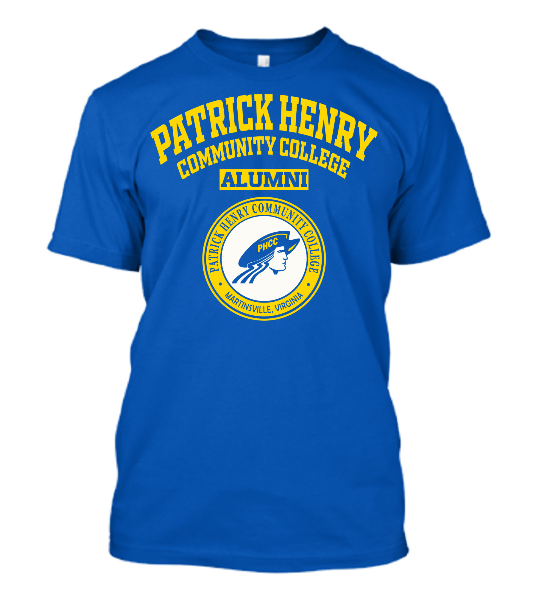 Patrick Henry Community College Alumni Martinsville Virginia Phcc T-Shirt