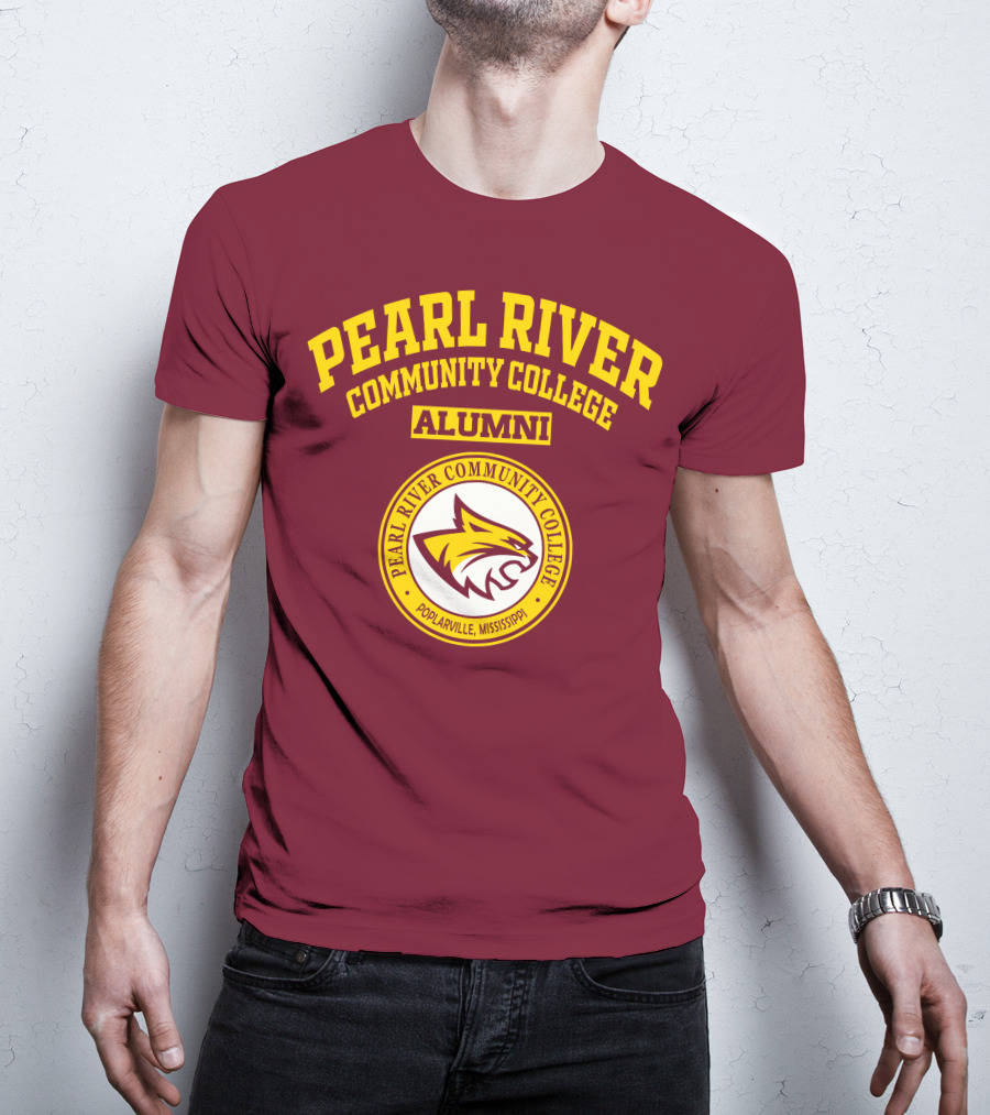 Pearl River Community College Alumni Poplarville Mississippi Wildcat T-Shirt