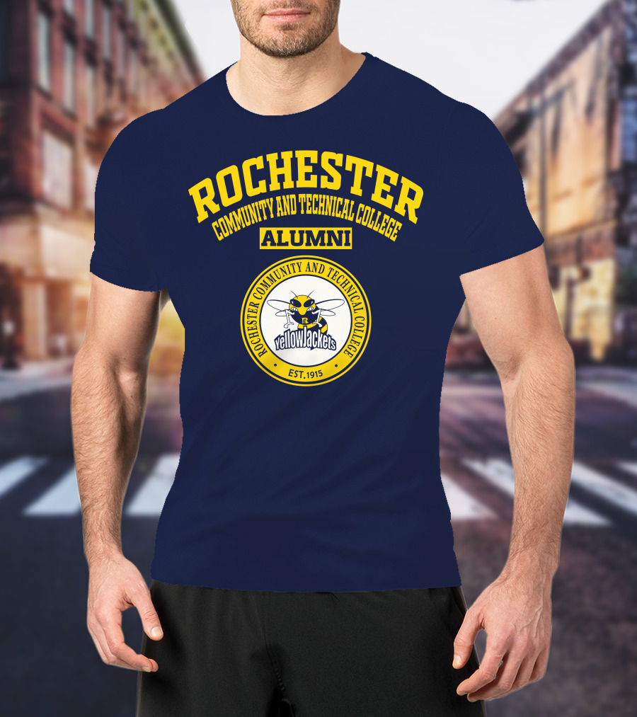 Rochester Community And Technical College Alumni YellowJackets Est. 1915 T-Shirt