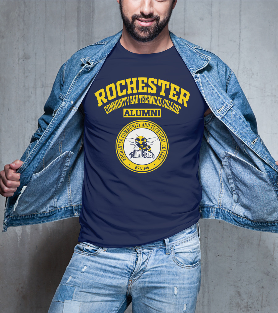 Rochester Community And Technical College Alumni YellowJackets Est. 1915 T-Shirt