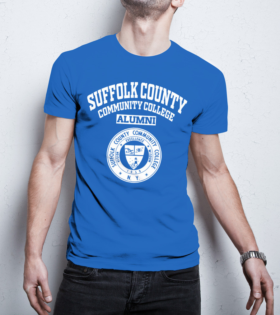 Suffolk County Community College Alumni Vision Excellence Wisdom Seal N.Y. 1959 T-Shirt
