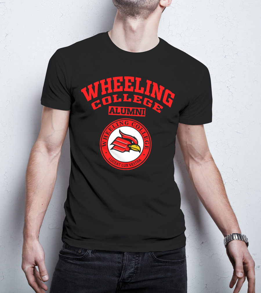 Wheeling College Alumni Cardinal Seal Luceat Lux Vestra T-Shirt