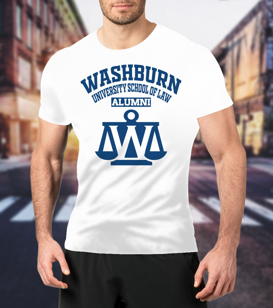Washburn University School Of Law Alumni Scales T-Shirt