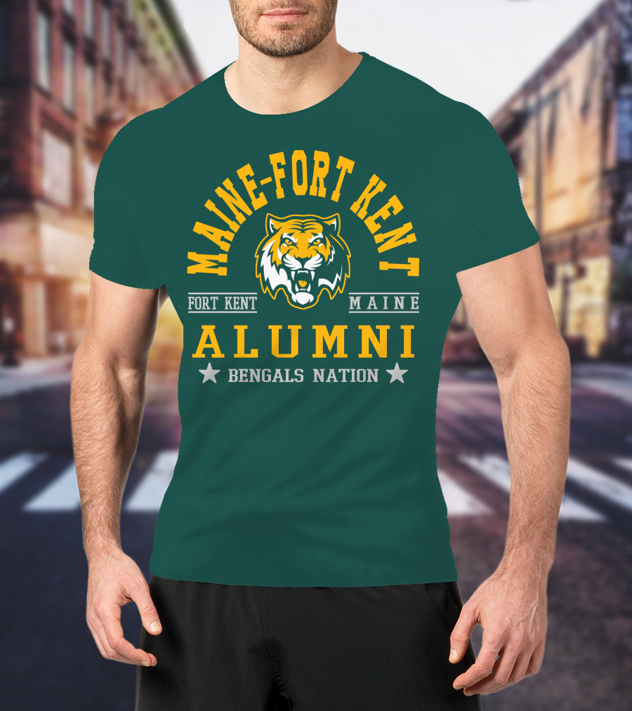 Maine-Fort Kent Alumni Bengals Nation Fort Kent Maine T-Shirt