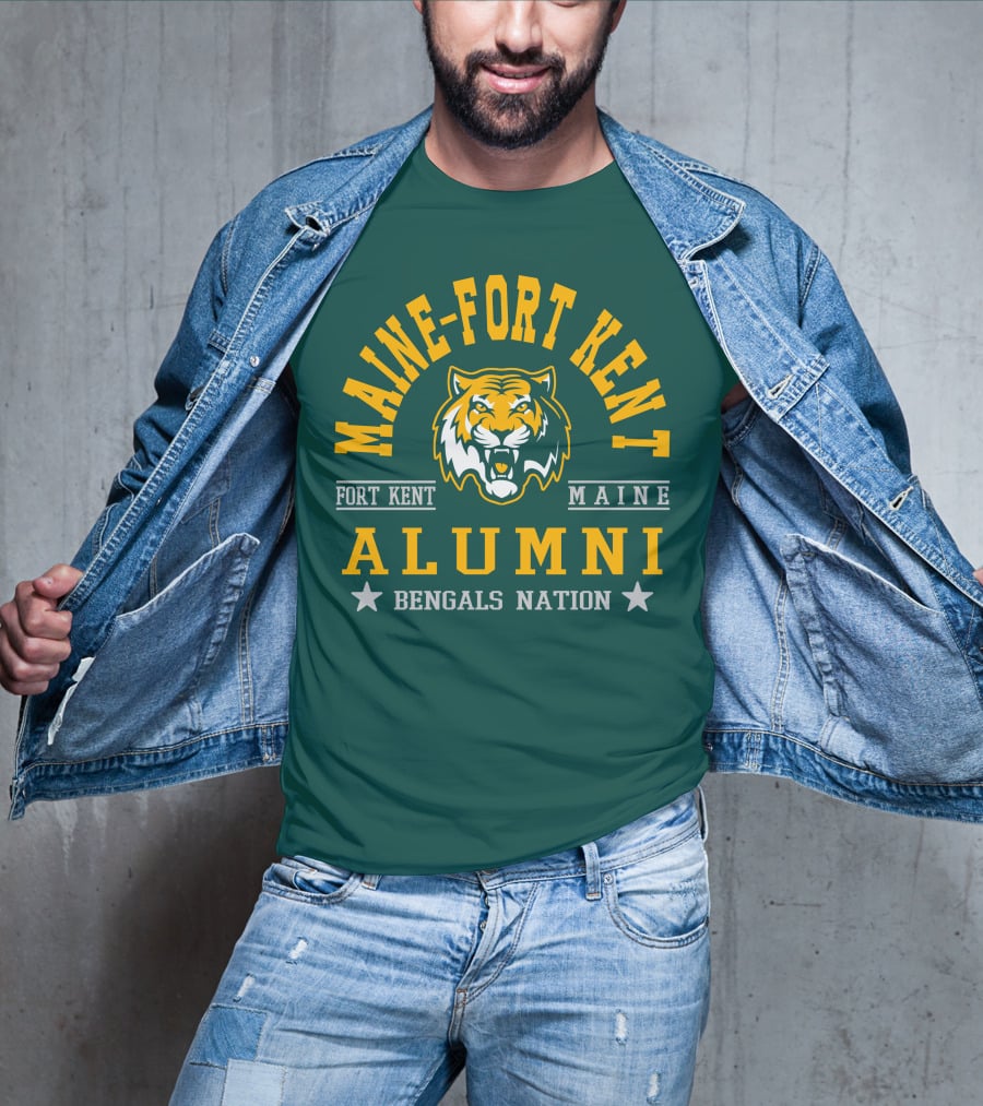 Maine-Fort Kent Alumni Bengals Nation Fort Kent Maine T-Shirt
