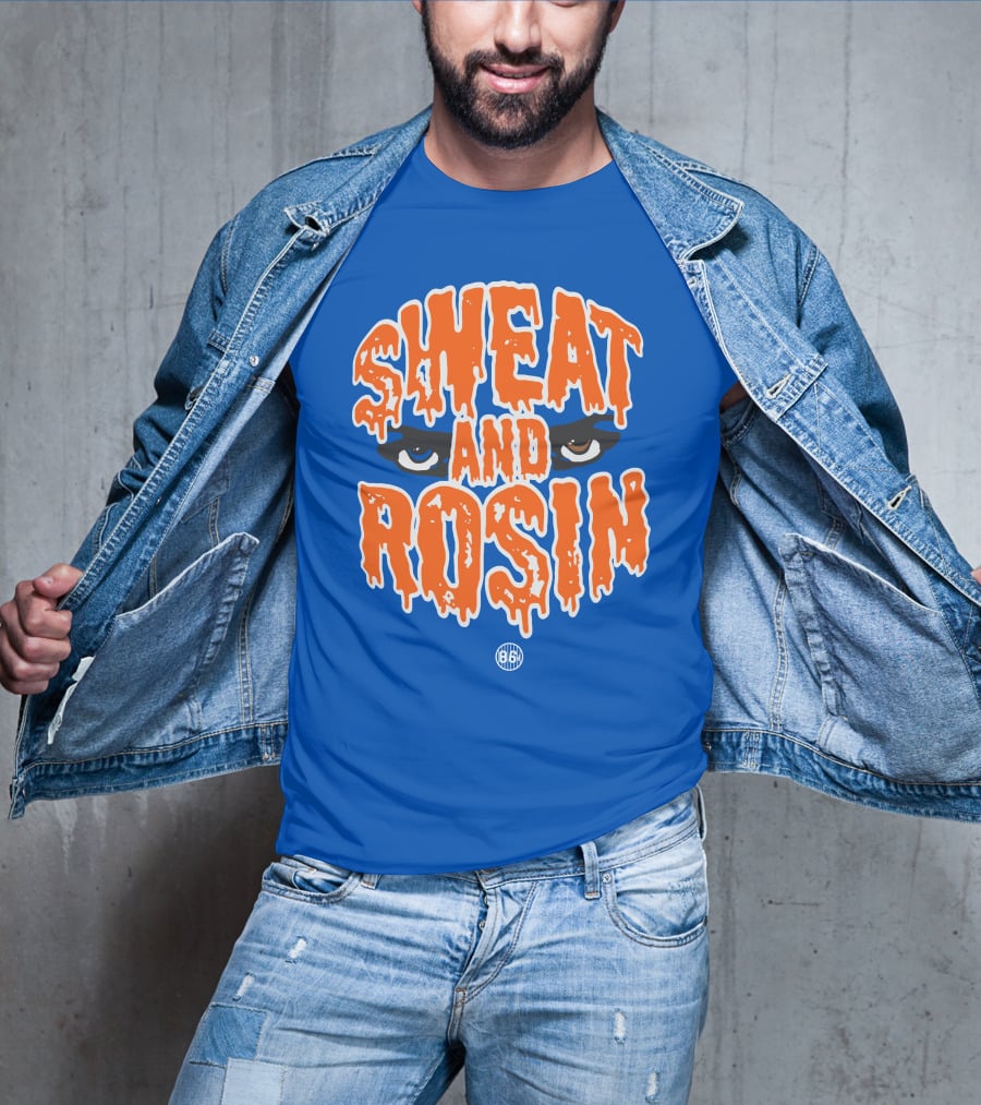 SWEAT AND ROSIN Eyes Dripping Orange 86 T-Shirt