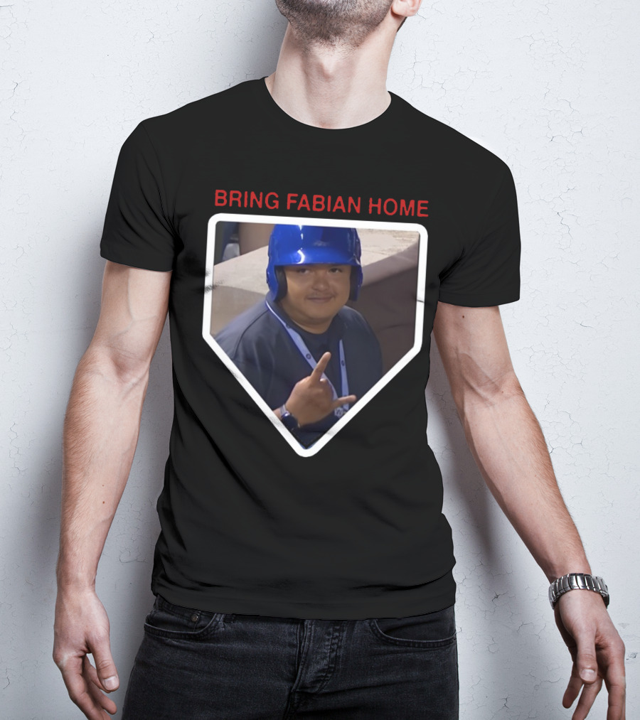 Bring Fabian Home Baseball Fan Moment T-Shirt