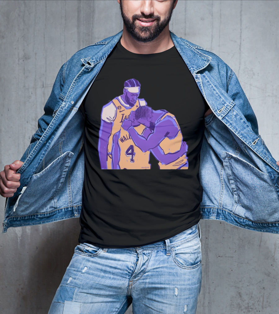 Jack Perkins Lonnie Iv Lakers Team Purehoop Walker 4 T-Shirt