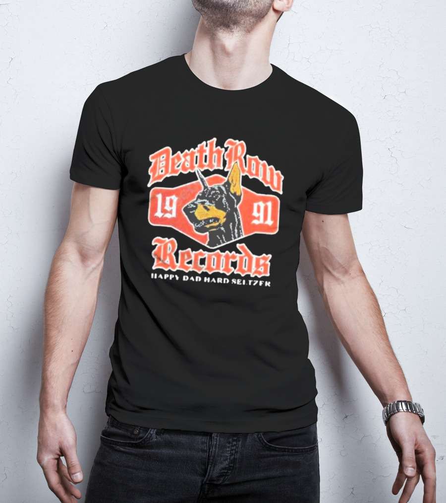 Death Row Records 1991 Happy Dad Hard Seltzer T-Shirt