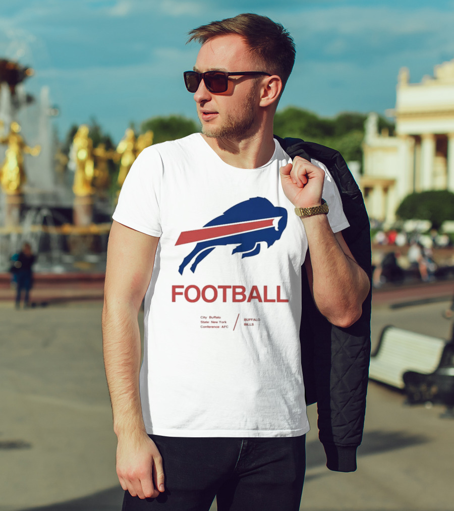 Buffalo Bills Football City Buffalo State New York Conference AFC T-Shirt